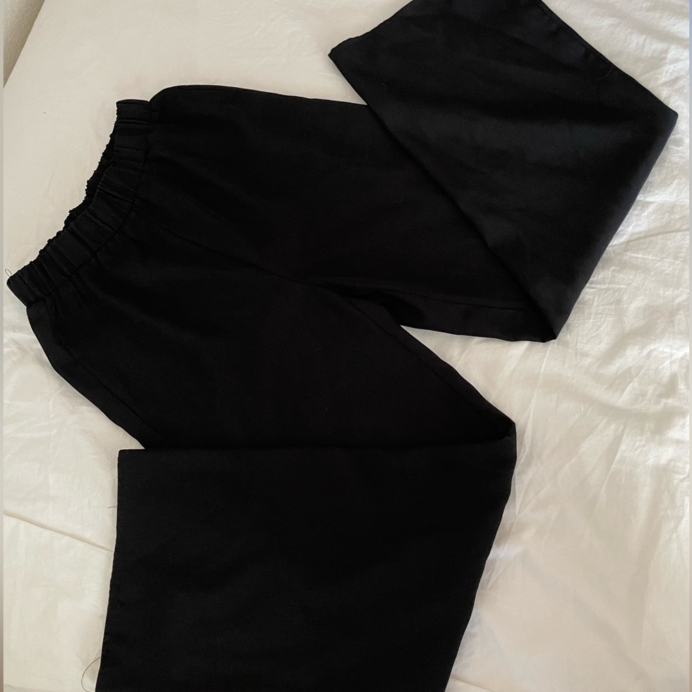 Black Wide Leg Sweats